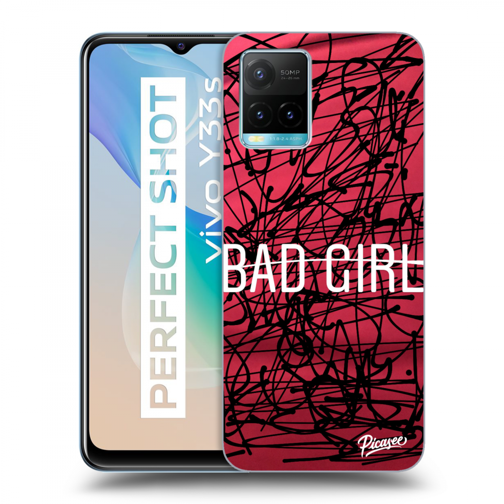 Picasee átlátszó szilikon tok az alábbi mobiltelefonokra Vivo Y33s - Bad girl
