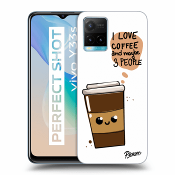 Szilikon tok erre a típusra Vivo Y33s - Cute coffee