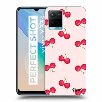 Szilikon tok erre a típusra Vivo Y33s - Cherries