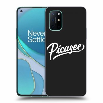 Picasee fekete szilikon tok az alábbi mobiltelefonokra OnePlus 8T - Picasee - White