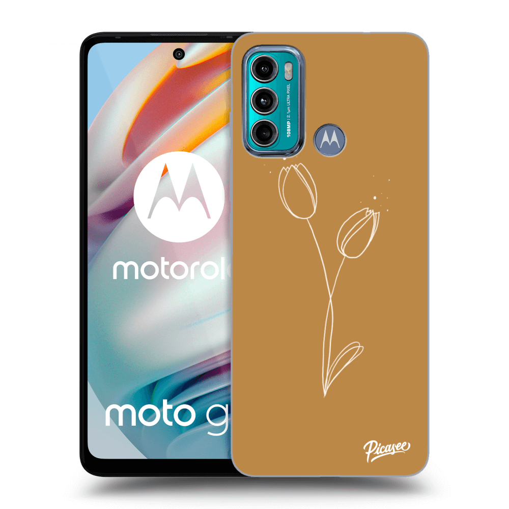 Picasee átlátszó szilikon tok az alábbi mobiltelefonokra Motorola Moto G60 - Tulips