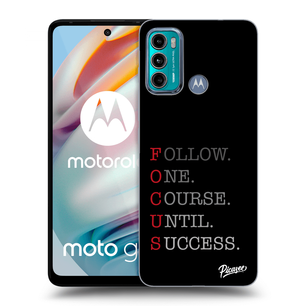 Picasee fekete szilikon tok az alábbi mobiltelefonokra Motorola Moto G60 - Focus