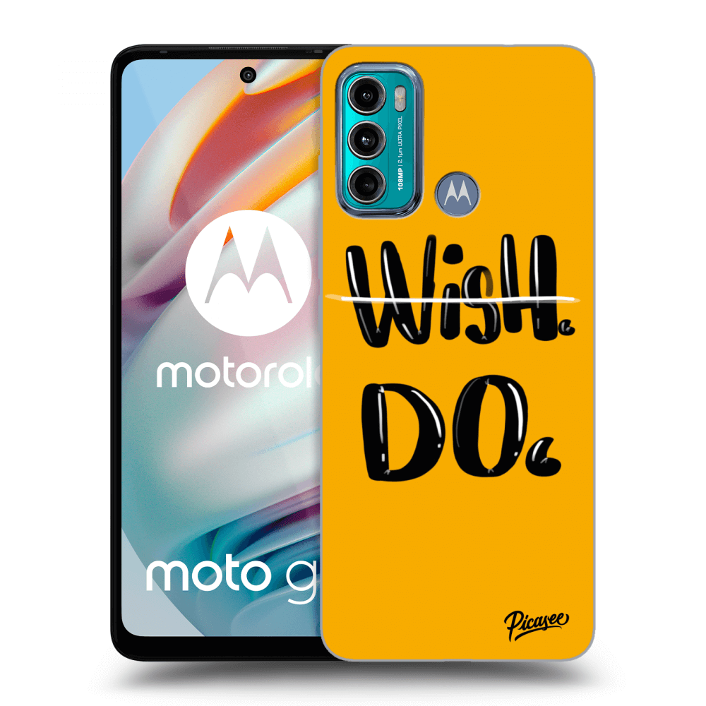 Picasee átlátszó szilikon tok az alábbi mobiltelefonokra Motorola Moto G60 - Wish Do