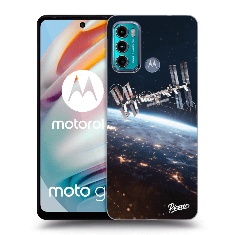 Picasee fekete szilikon tok az alábbi mobiltelefonokra Motorola Moto G60 - Station