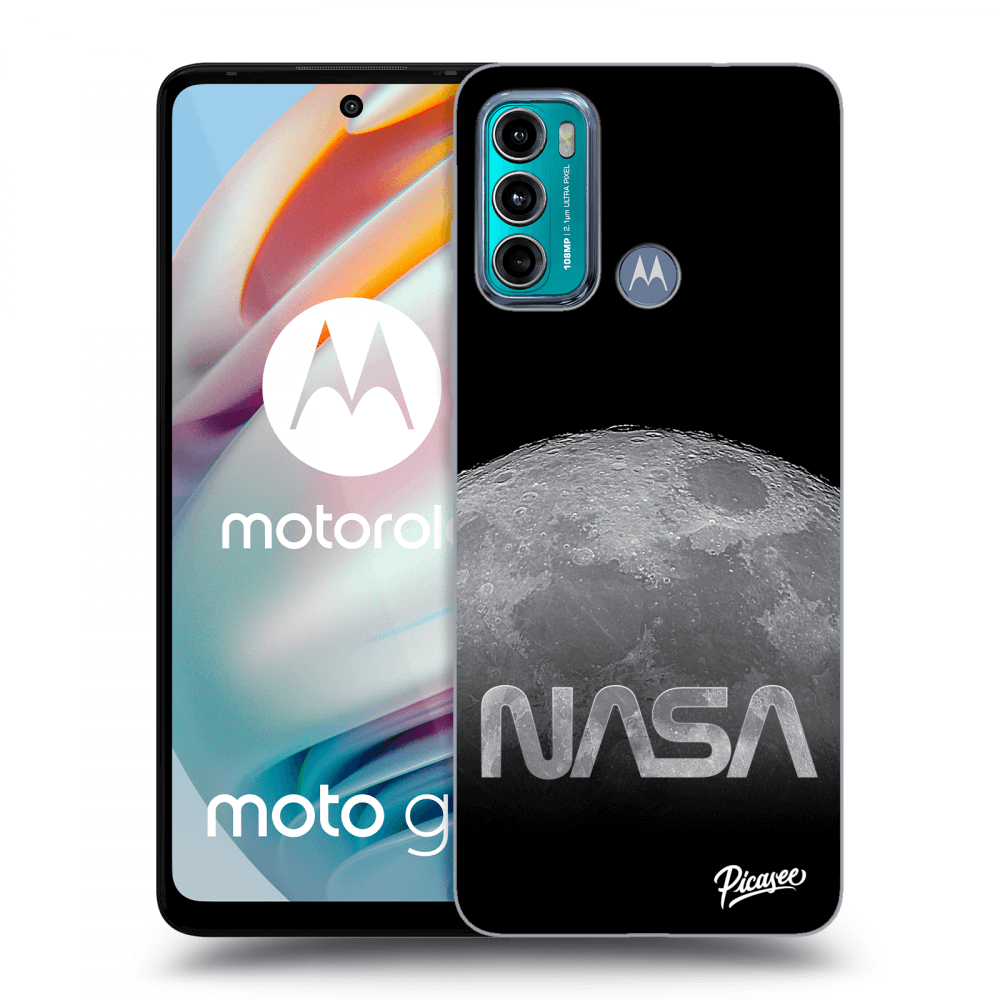 Picasee fekete szilikon tok az alábbi mobiltelefonokra Motorola Moto G60 - Moon Cut