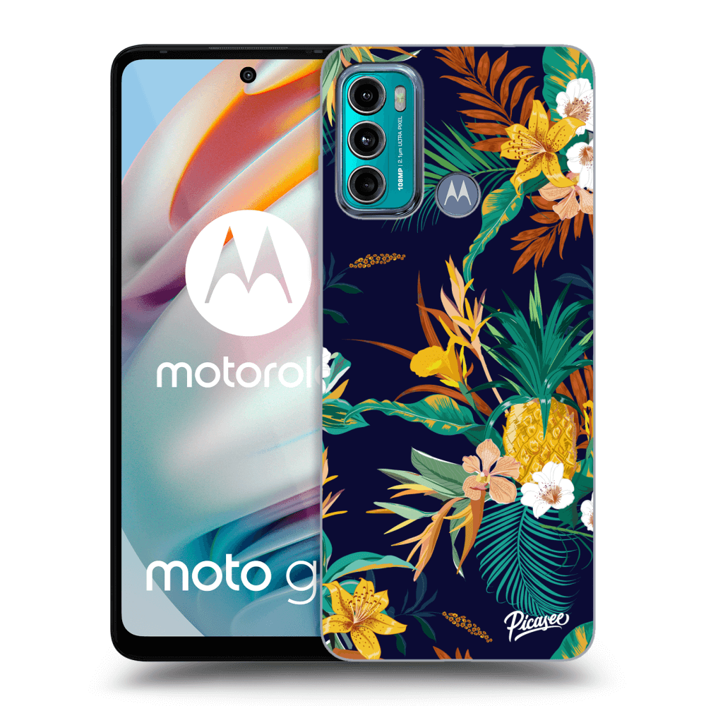 Picasee átlátszó szilikon tok az alábbi mobiltelefonokra Motorola Moto G60 - Pineapple Color