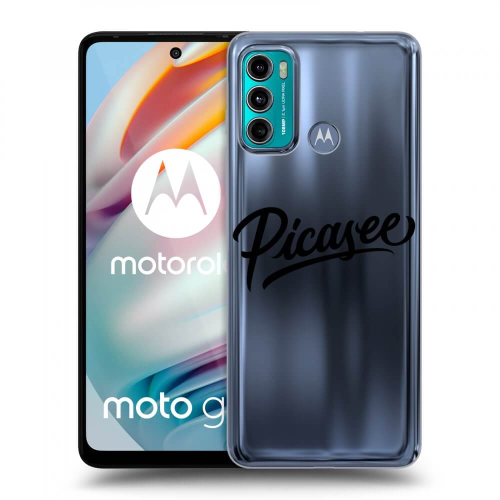 Picasee átlátszó szilikon tok az alábbi mobiltelefonokra Motorola Moto G60 - Picasee - black