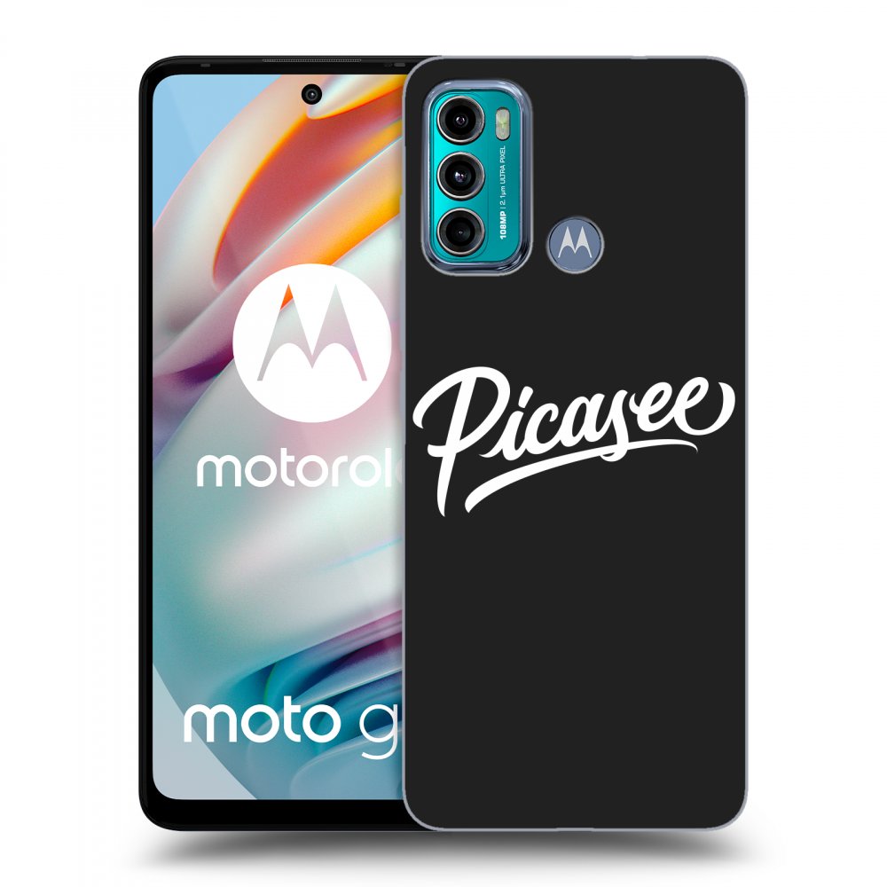 Picasee fekete szilikon tok az alábbi mobiltelefonokra Motorola Moto G60 - Picasee - White