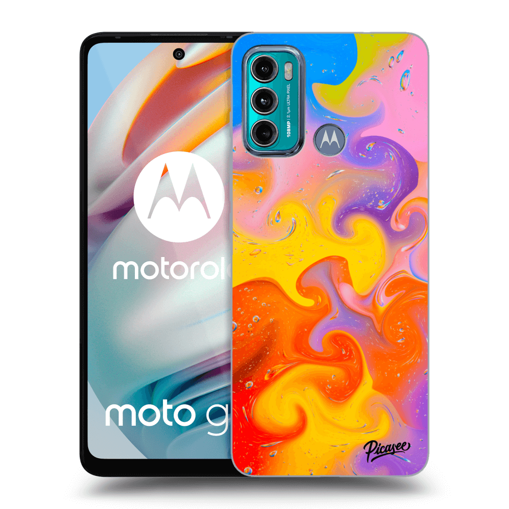 Picasee átlátszó szilikon tok az alábbi mobiltelefonokra Motorola Moto G60 - Bubbles