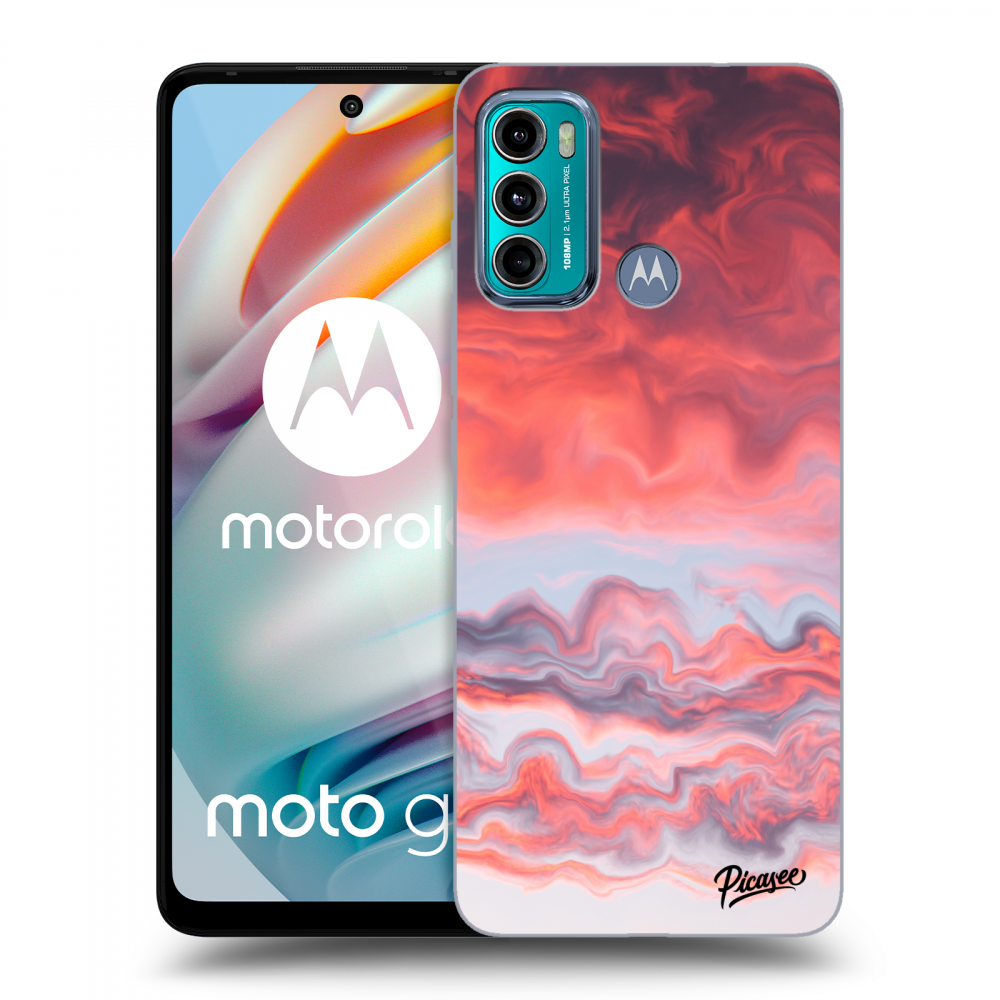 Picasee fekete szilikon tok az alábbi mobiltelefonokra Motorola Moto G60 - Sunset