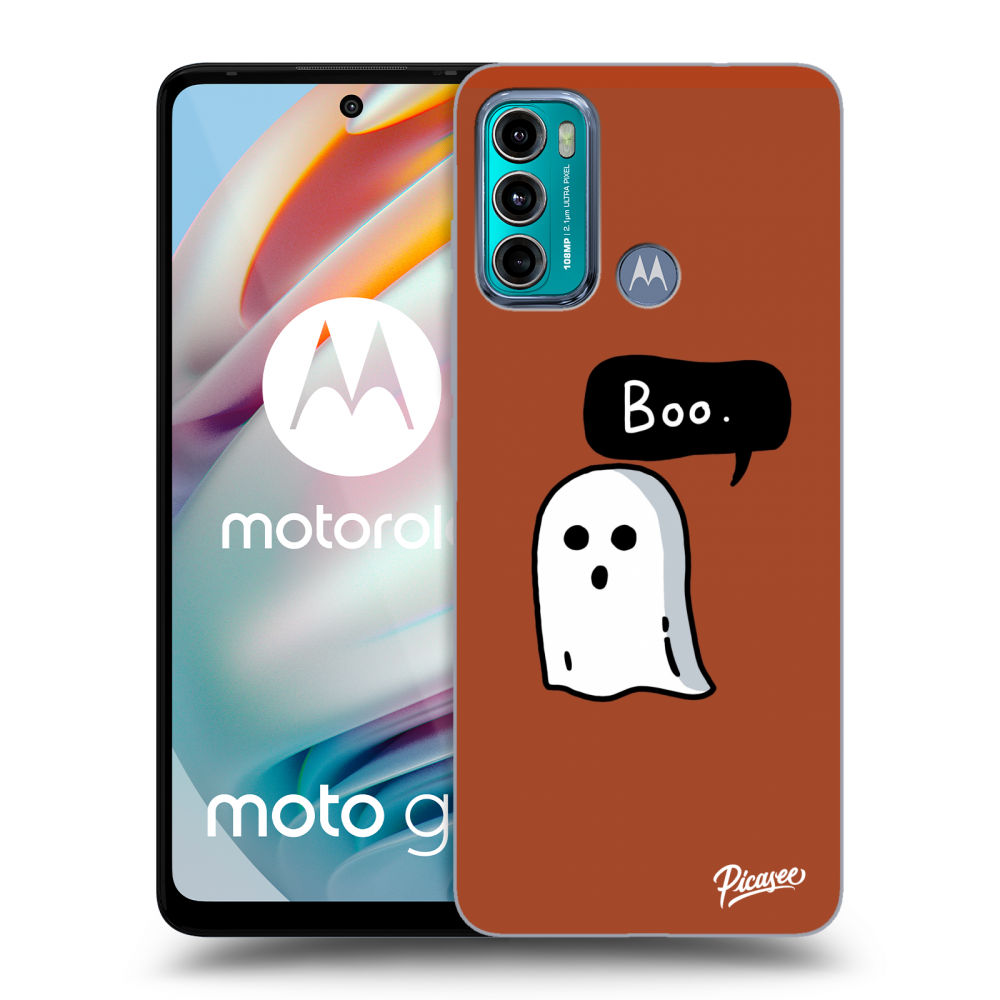 Picasee fekete szilikon tok az alábbi mobiltelefonokra Motorola Moto G60 - Boo