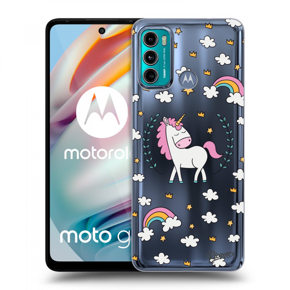 Picasee átlátszó szilikon tok az alábbi mobiltelefonokra Motorola Moto G60 - Unicorn star heaven