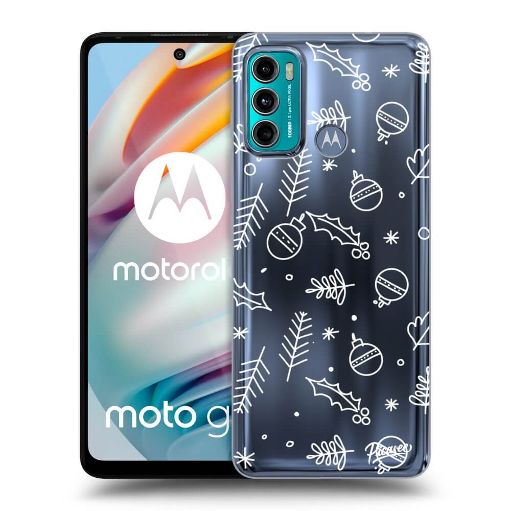 Picasee átlátszó szilikon tok az alábbi mobiltelefonokra Motorola Moto G60 - Mistletoe
