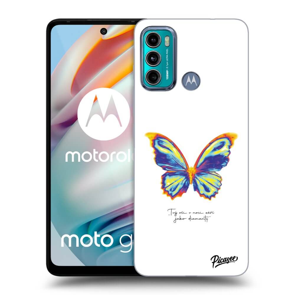 Picasee átlátszó szilikon tok az alábbi mobiltelefonokra Motorola Moto G60 - Diamanty White