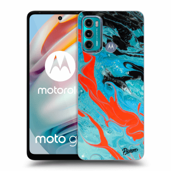Szilikon tok erre a típusra Motorola Moto G60 - Blue Magma