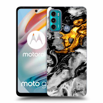 Szilikon tok erre a típusra Motorola Moto G60 - Black Gold 2