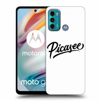 Szilikon tok erre a típusra Motorola Moto G60 - Picasee - old logo - black