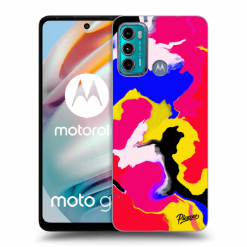 Picasee fekete szilikon tok az alábbi mobiltelefonokra Motorola Moto G60 - Watercolor