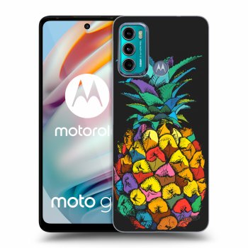 Picasee fekete szilikon tok az alábbi mobiltelefonokra Motorola Moto G60 - Pineapple