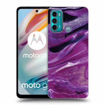 Szilikon tok erre a típusra Motorola Moto G60 - Purple glitter