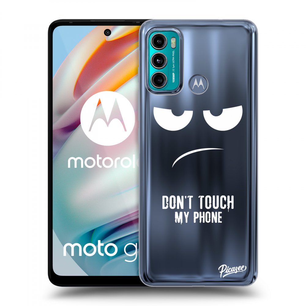 Picasee átlátszó szilikon tok az alábbi mobiltelefonokra Motorola Moto G60 - Don't Touch My Phone