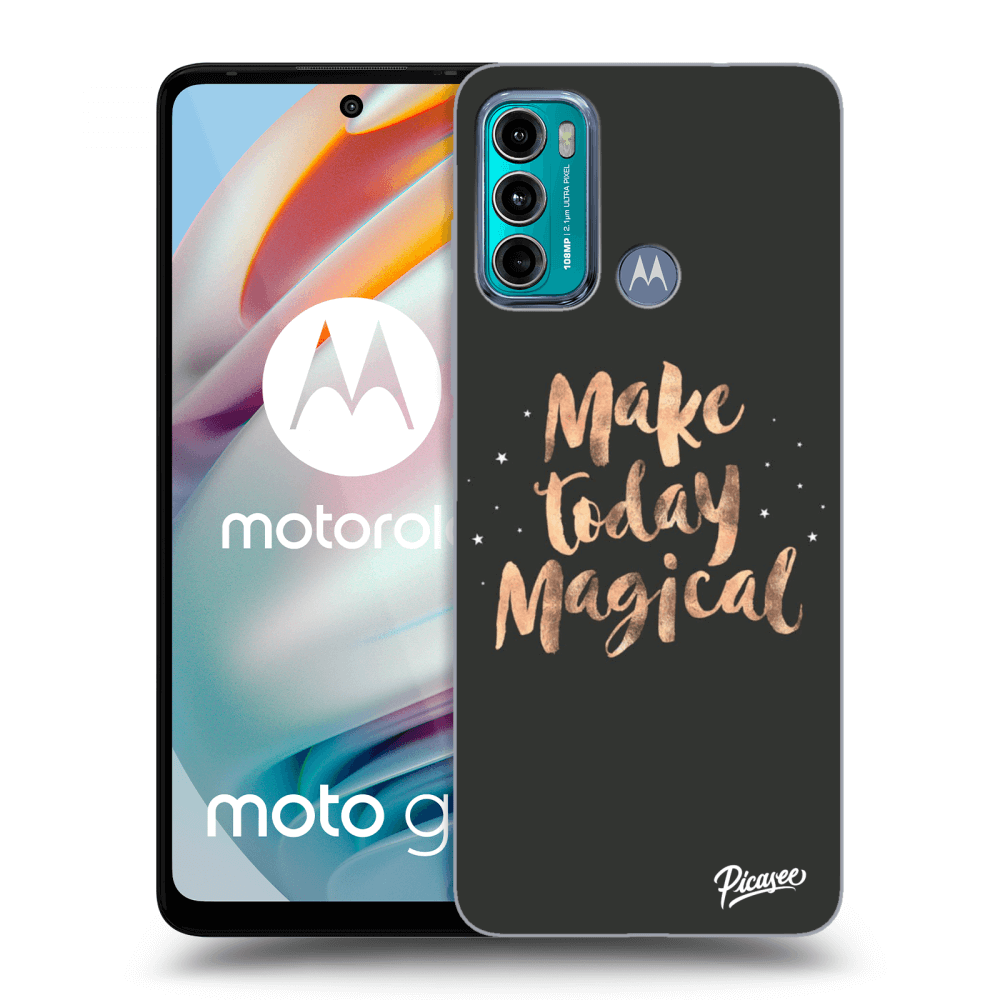Picasee átlátszó szilikon tok az alábbi mobiltelefonokra Motorola Moto G60 - Make today Magical