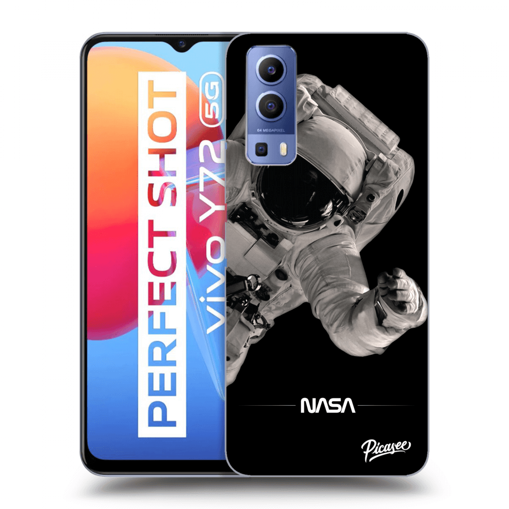 Picasee átlátszó szilikon tok az alábbi mobiltelefonokra Vivo Y72 5G - Astronaut Big