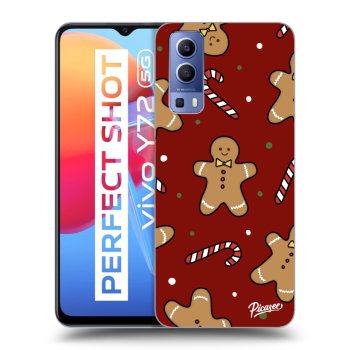 Picasee fekete szilikon tok az alábbi mobiltelefonokra Vivo Y72 5G - Gingerbread 2