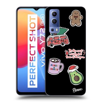 Picasee ULTIMATE CASE Vivo Y72 5G - készülékre - Christmas Stickers