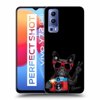 Szilikon tok erre a típusra Vivo Y72 5G - French Bulldog