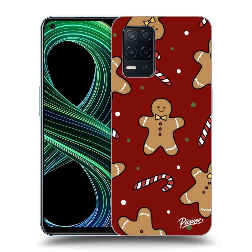 Picasee fekete szilikon tok az alábbi mobiltelefonokra Realme 8 5G - Gingerbread 2