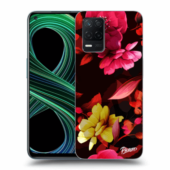 Szilikon tok erre a típusra Realme 8 5G - Dark Peonny