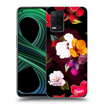 Szilikon tok erre a típusra Realme 8 5G - Flowers and Berries