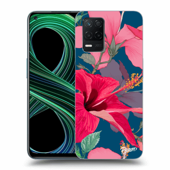 Szilikon tok erre a típusra Realme 8 5G - Hibiscus