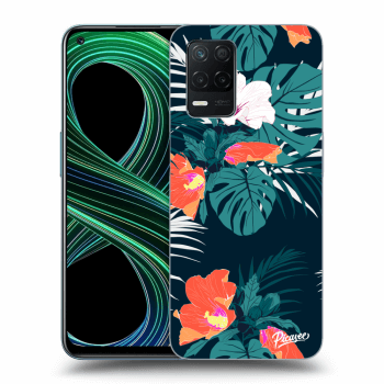 Szilikon tok erre a típusra Realme 8 5G - Monstera Color