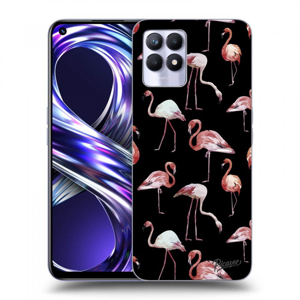 Picasee ULTIMATE CASE Realme 8i - készülékre - Flamingos