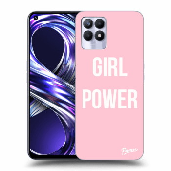 Picasee átlátszó szilikon tok az alábbi mobiltelefonokra Realme 8i - Girl power