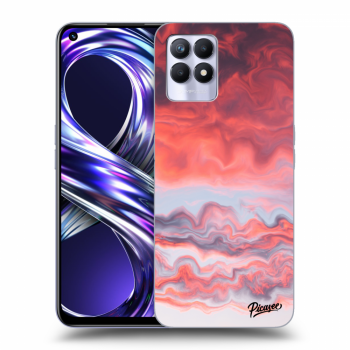 Szilikon tok erre a típusra Realme 8i - Sunset