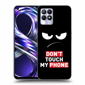 Szilikon tok erre a típusra Realme 8i - Angry Eyes - Transparent