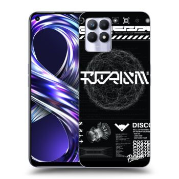 Szilikon tok erre a típusra Realme 8i - BLACK DISCO