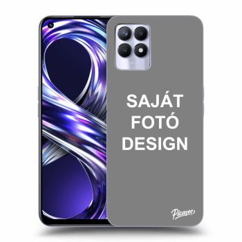 Szilikon tok erre a típusra Realme 8i - Saját fotó/motívum