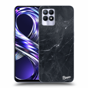 Szilikon tok erre a típusra Realme 8i - Black marble