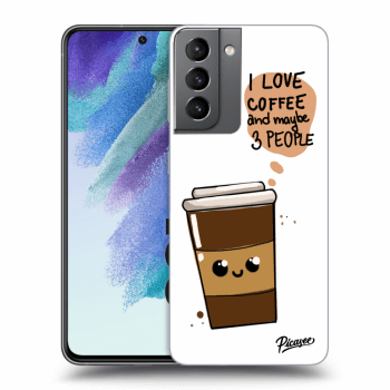 Szilikon tok erre a típusra Samsung Galaxy S21 FE 5G - Cute coffee