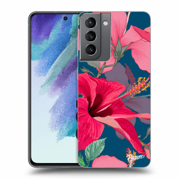 Szilikon tok erre a típusra Samsung Galaxy S21 FE 5G - Hibiscus