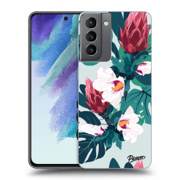 Szilikon tok erre a típusra Samsung Galaxy S21 FE 5G - Rhododendron