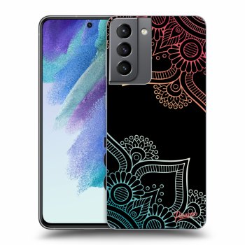 Szilikon tok erre a típusra Samsung Galaxy S21 FE 5G - Flowers pattern