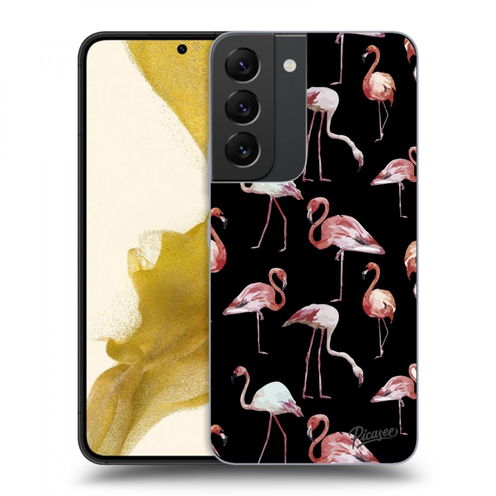 Picasee ULTIMATE CASE PowerShare Samsung Galaxy S22 5G - készülékre - Flamingos