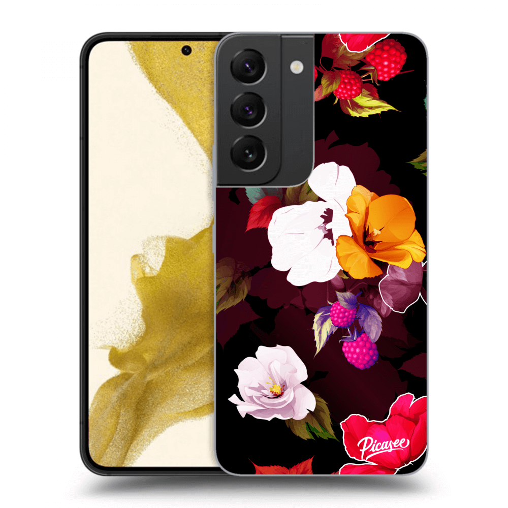 Picasee ULTIMATE CASE PowerShare Samsung Galaxy S22 5G - készülékre - Flowers and Berries
