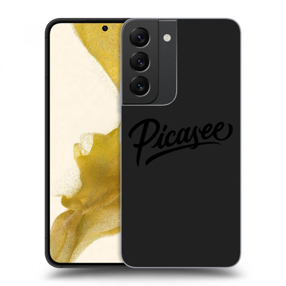 Picasee fekete szilikon tok az alábbi mobiltelefonokra Samsung Galaxy S22 5G - Picasee - black