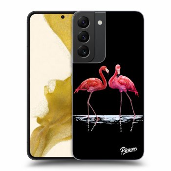 Picasee ULTIMATE CASE Samsung Galaxy S22 5G - készülékre - Flamingos couple